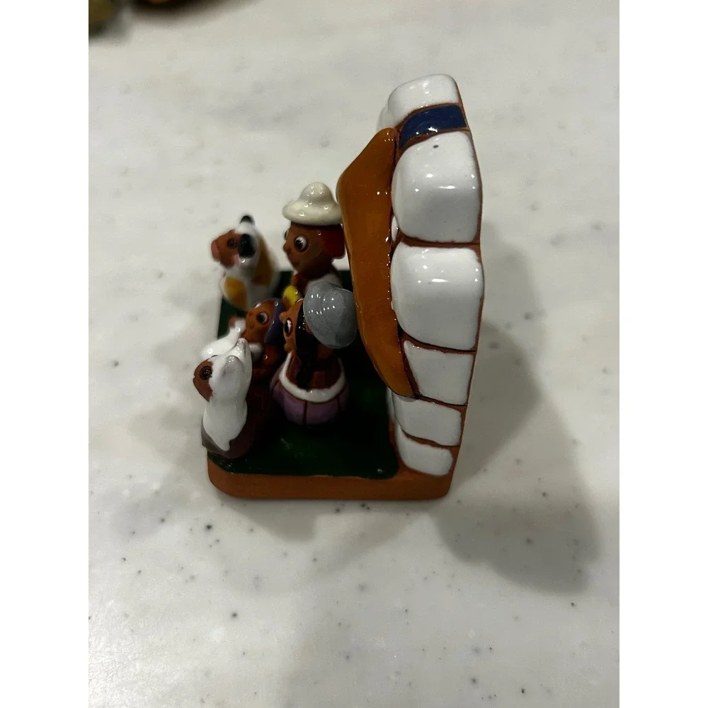 Ceramicas Walter Miniature Nativity Scene Peru Bolivia Terracotta Folk Art 2.75
